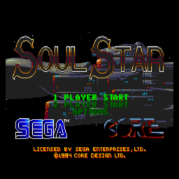 Soul Star (U) Title Screen